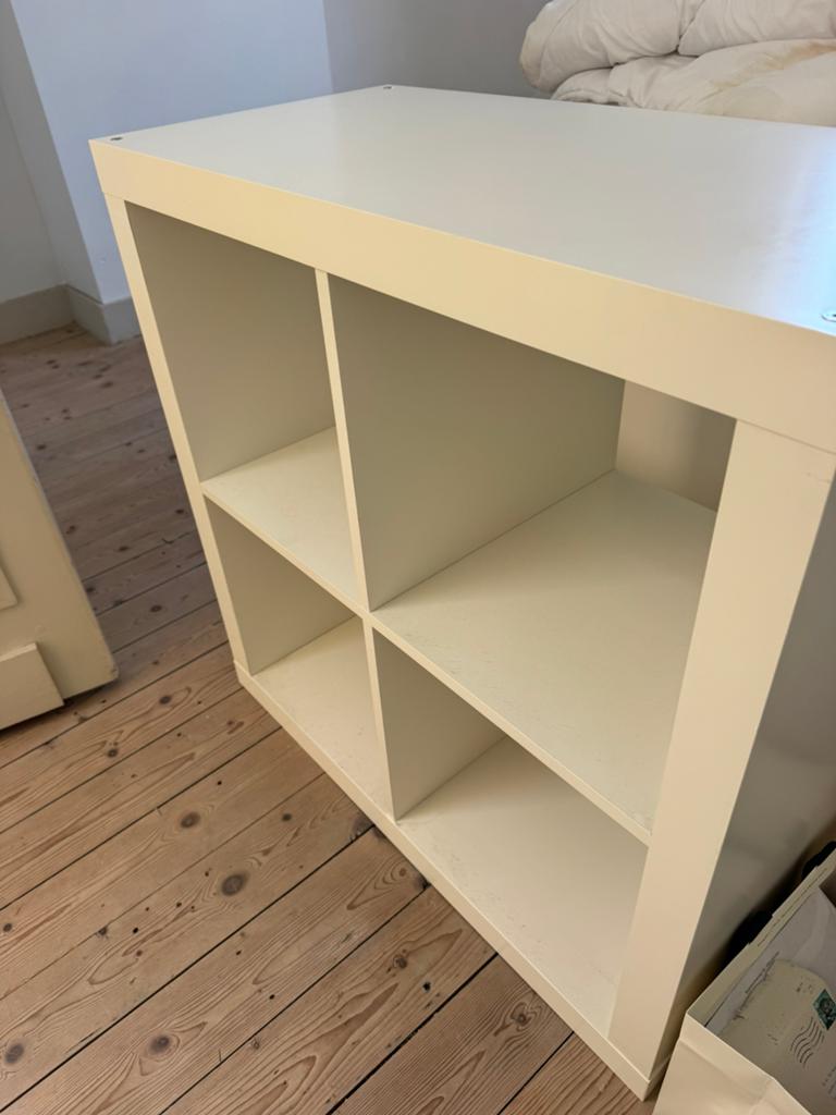 Ikea kallax kast wit, Huis en Inrichting, Kasten | Boekenkasten, Ophalen, 100 tot 150 cm, 50 tot 100 cm, Zo goed als nieuw