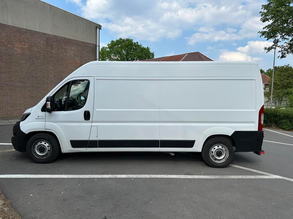 Fiat Ducato Maxi 2.3 L3H2 automaat €18500 excl btw, Stof, 3000 kg, Wit, Onderhoudsboekje