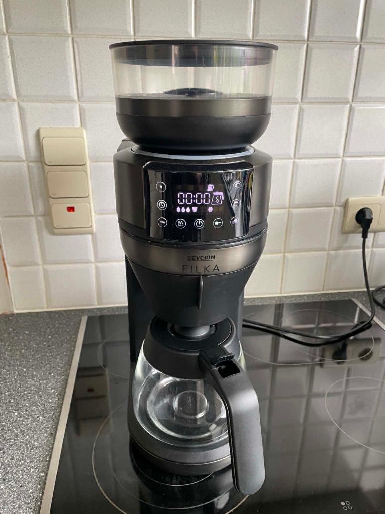 Severin Filka Volledig automatisch Filterkoffiezetapparaat, Ophalen, Afneembaar waterreservoir, 10 kopjes of meer, Koffiemachine