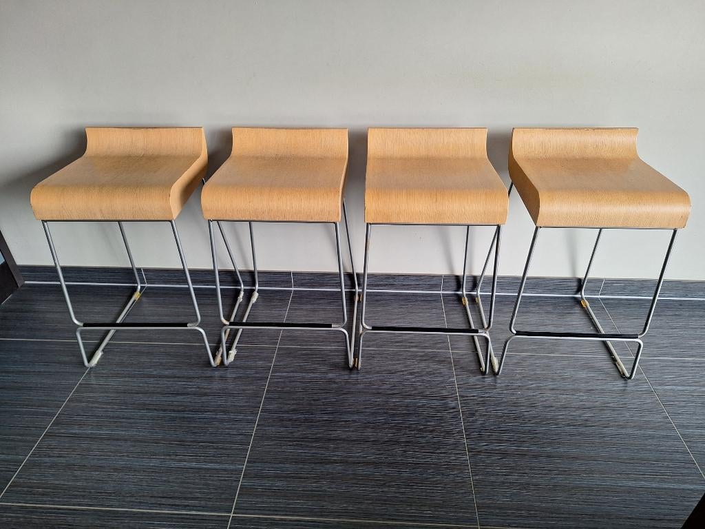 Calligaris krukken (met werk), Huis en Inrichting, Barkrukken, Ophalen, Gebruikt, 60 tot 90 cm, 4 krukken