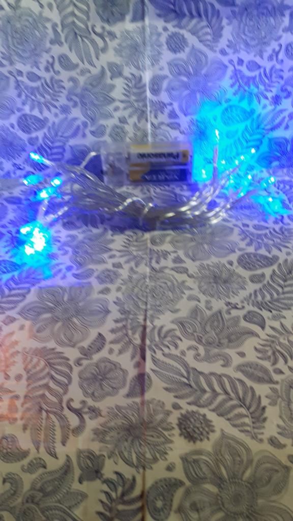 guirlande lumineuse 20 led bleu longueur 3 m, Diversen, Kerst, Ophalen of Verzenden, Zo goed als nieuw