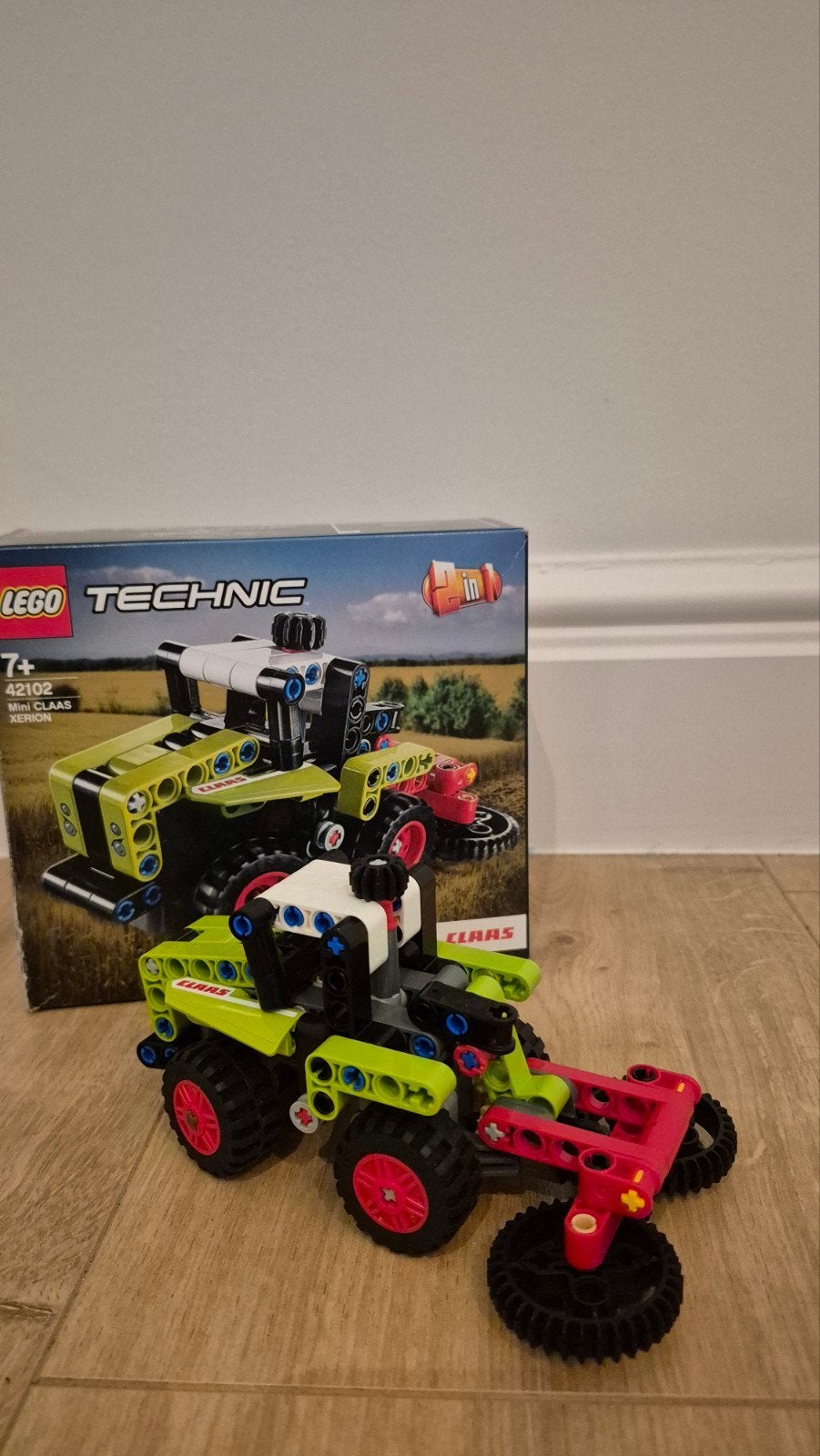 LEGO Technic Mini Claas Xerion – compleet, Lego, Ophalen of Verzenden, Zo goed als nieuw, Complete set