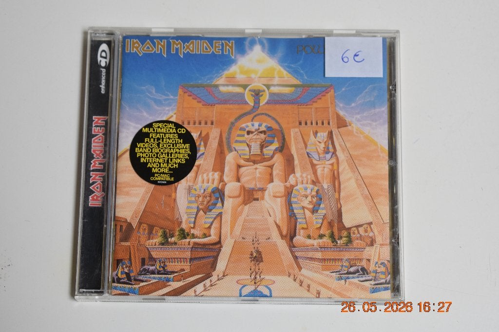 cd : Iron Maiden - Powerslave, Ophalen of Verzenden, Gebruikt