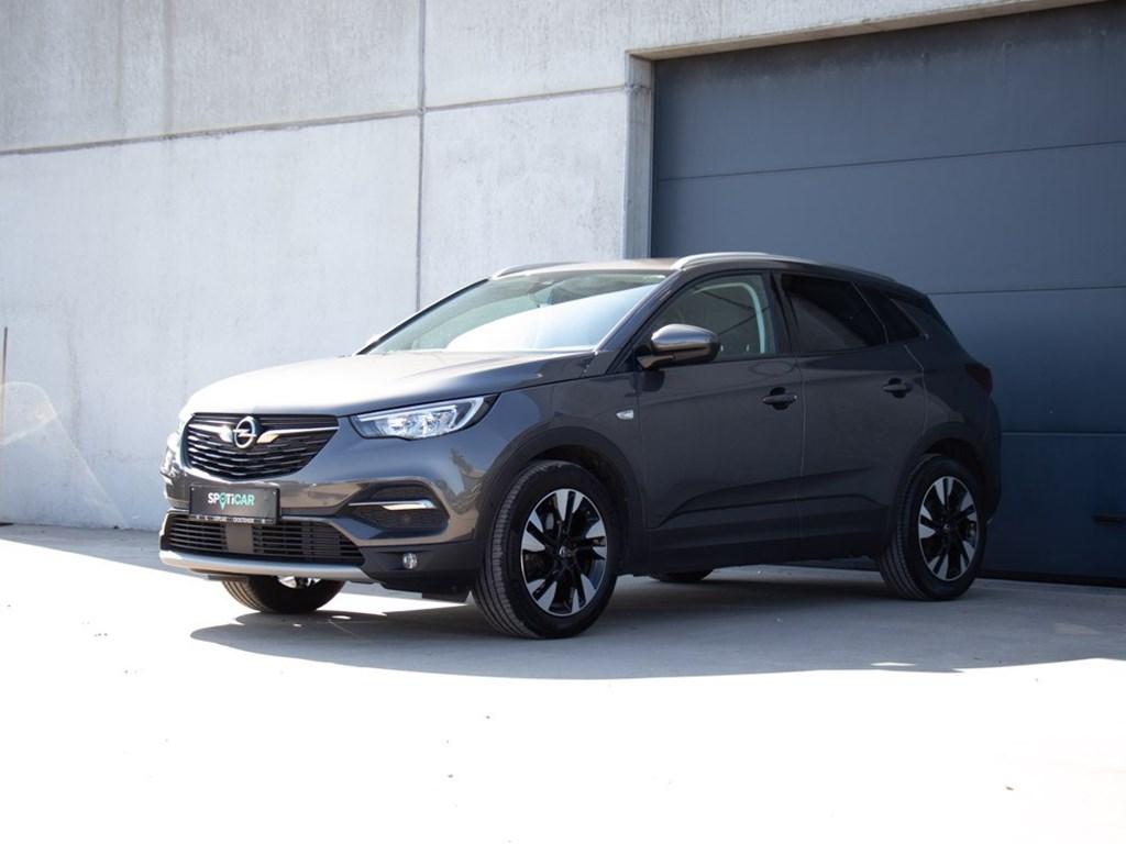 Opel Grandland X 1.2 AT8 130PK|CAMERA|NAVI|CARPLAY, Autos, Argent ou Gris, Noir, 5 portes, 96 kW