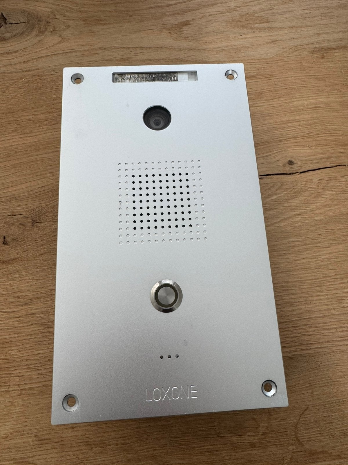 Loxone Gen 1 intercom, Ophalen, Zo goed als nieuw