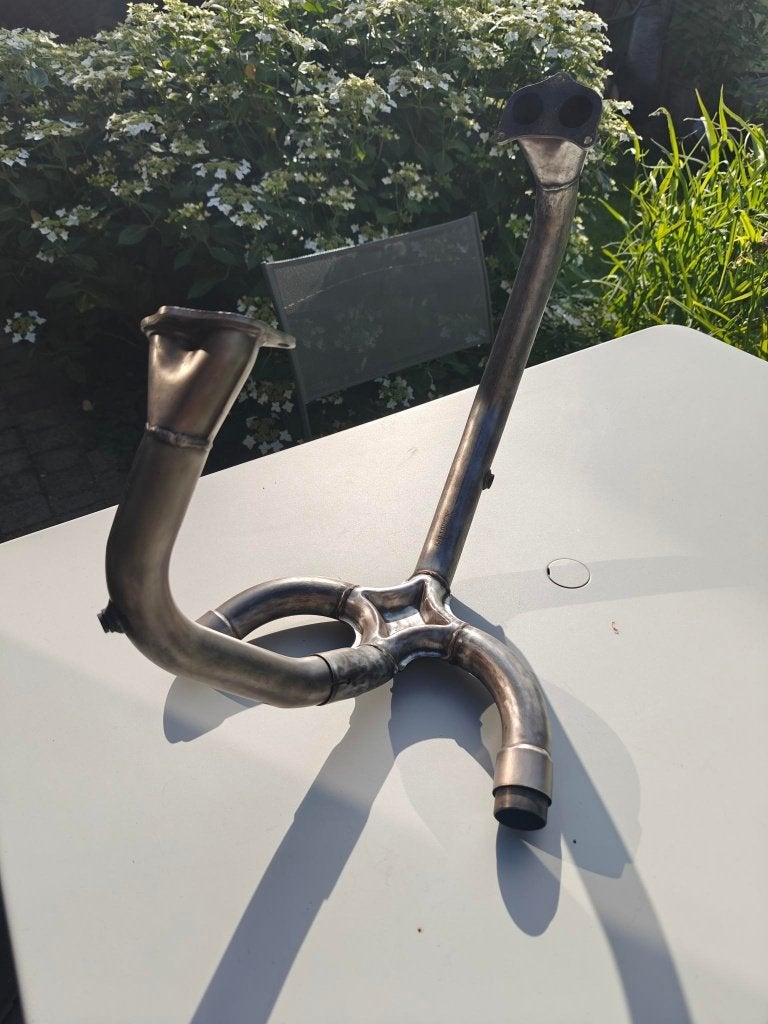 DUCATI 851-888 uitlaat collector, Ophalen of Verzenden, Gebruikt