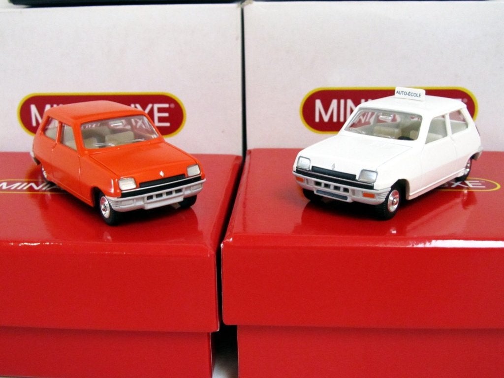 Lot de 2 Renault R5 TL Minialuxe (1:43), Enlèvement ou Envoi, Neuf, Voiture, Autres marques