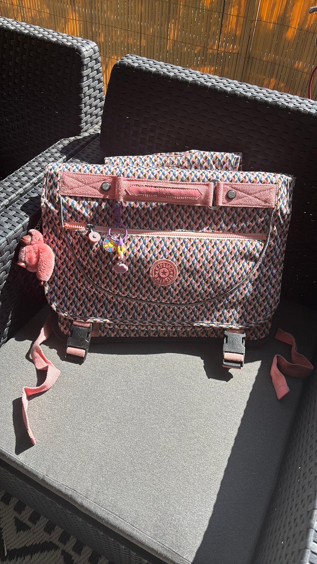 Boekentas Kipling, Ophalen, Gebruikt, 40 tot 50 cm, Aktetas of Boekentas