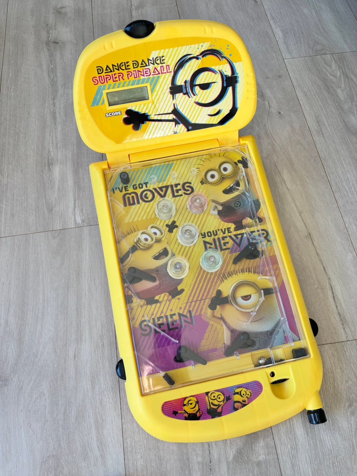 Minions elektronische flipperkast – licht en geluid, Ophalen, Gebruikt, Jongen of Meisje