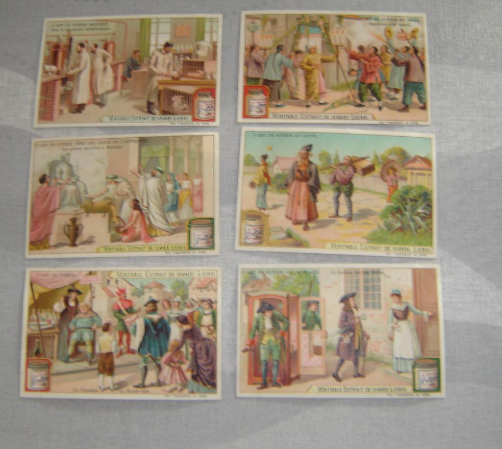 Chromos Liebig S719 avec pots, Collections, Avant 1940, Gravure, Utilisé, Autres sujets/thèmes