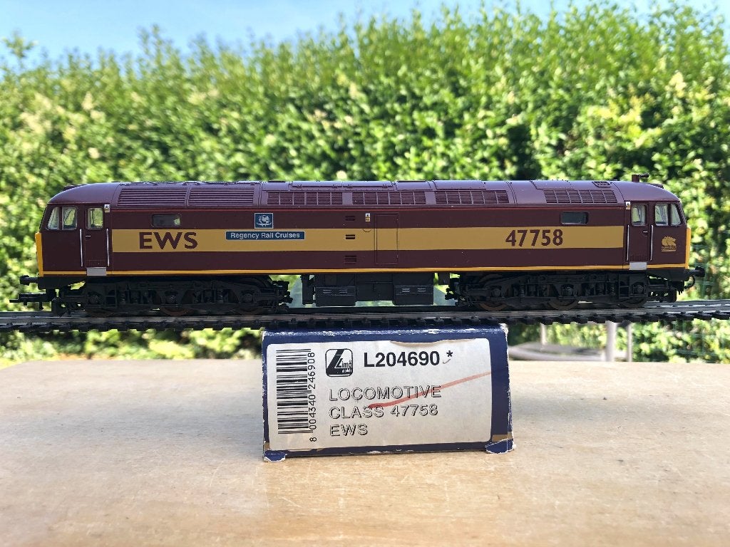 LIMA L204690 BRITISH RAILWAYS LOCO DIESEL EWS 47758 HO/OO, Analogique, Locomotive, Lima, Envoi