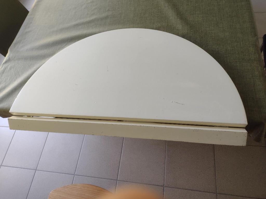 klap- hangtafel, Ophalen