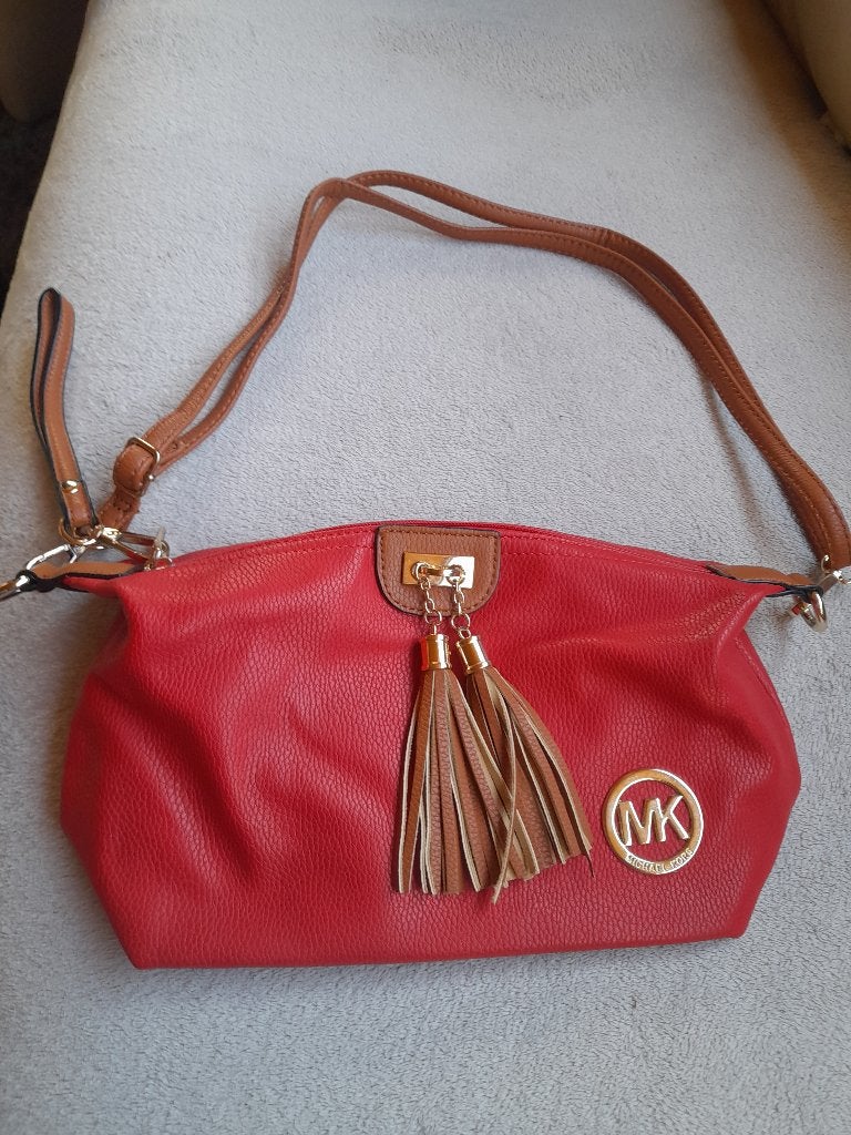 Mooie handtas, Ophalen of Verzenden, Zo goed als nieuw, Rood, Handtas