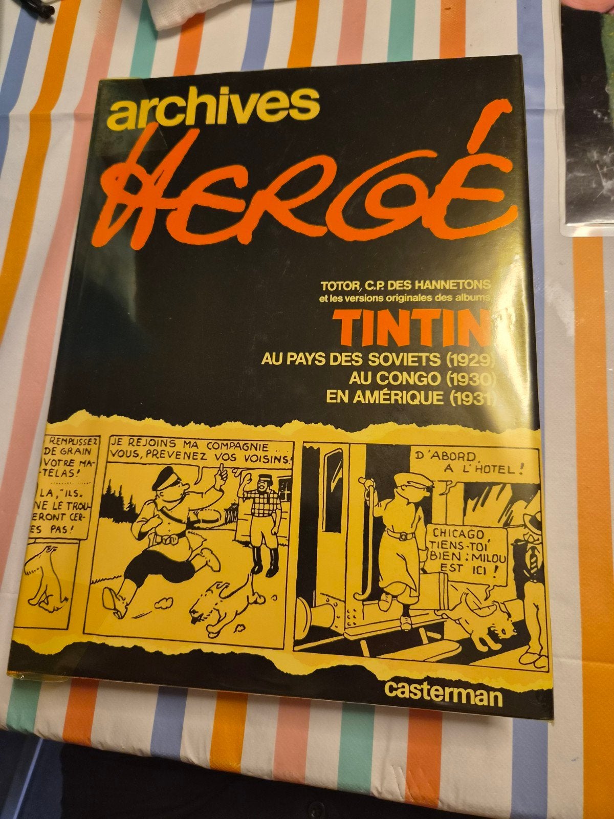 Boek van herge archives, Enlèvement