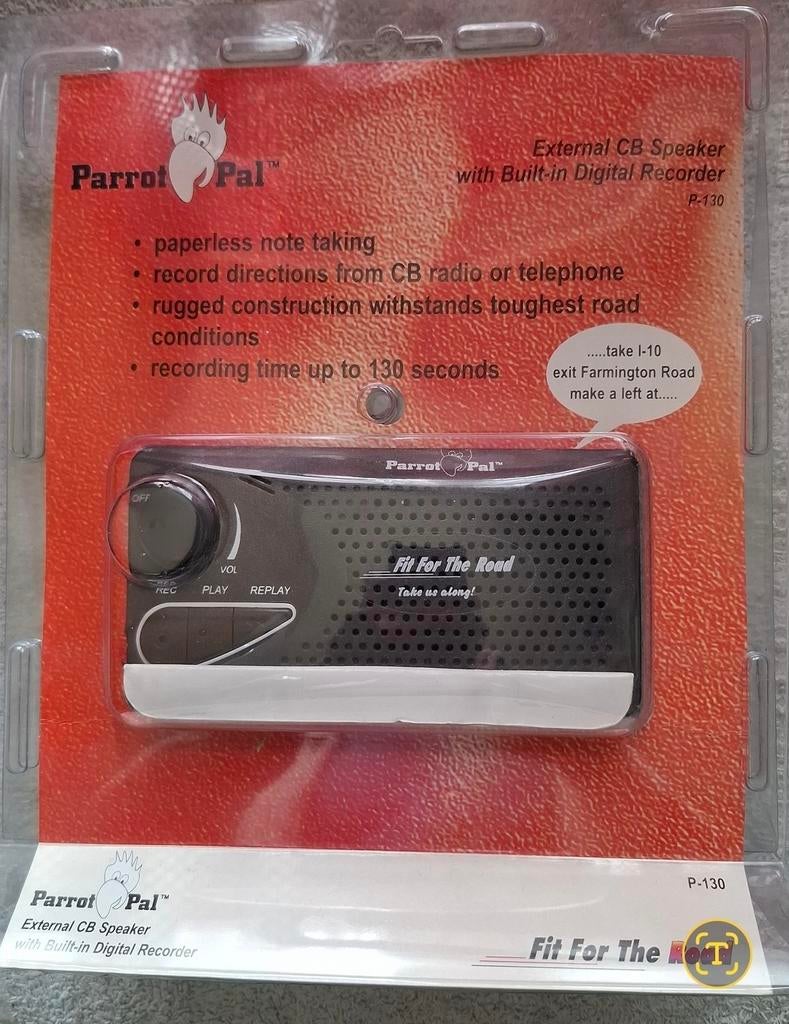 Parrot  speaker  en opname  cb gesprek, Enlèvement