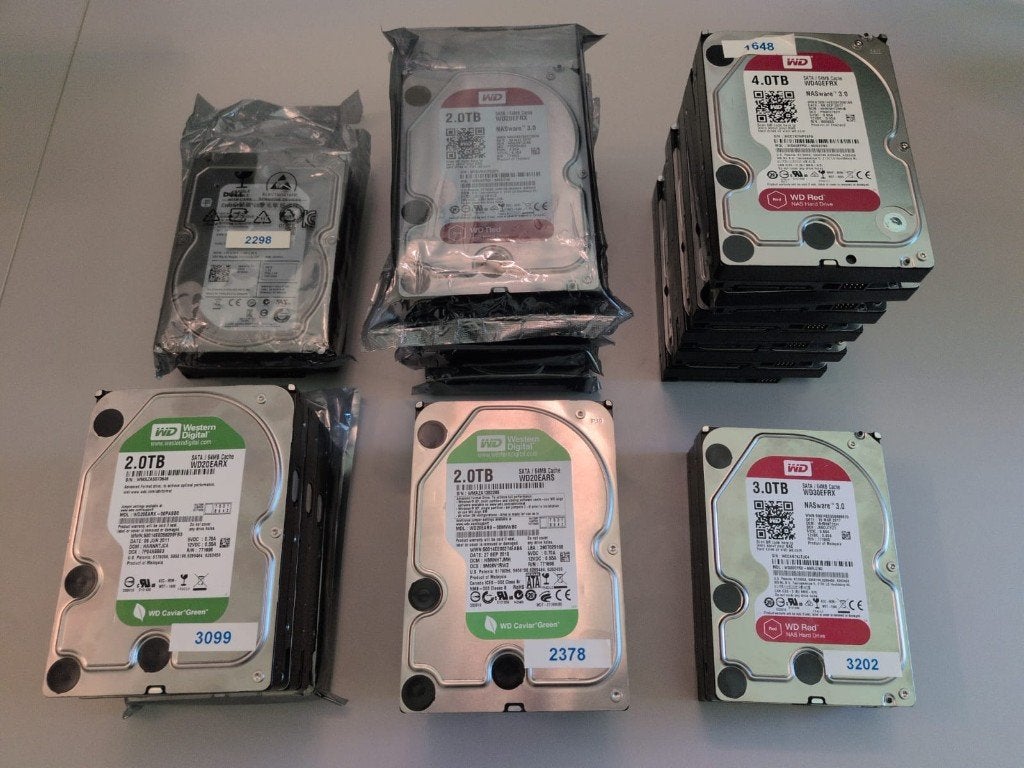 Western Digital & Dell harde schijven, Computers en Software, Harde schijven, Ophalen, Gebruikt, Server, HDD