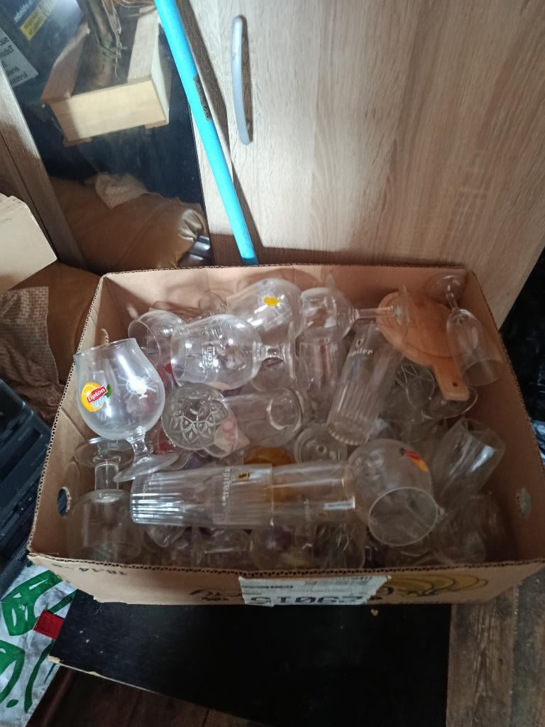 Verre caisse bananes, Enlèvement, Comme neuf