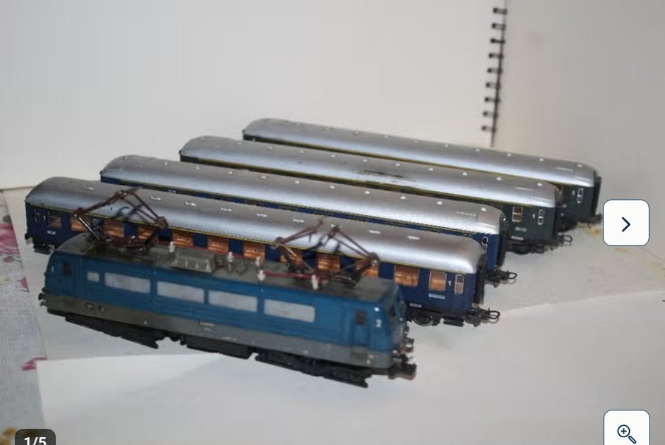 lima ho loc db + 4 wagons db, Envoi, Utilisé, Courant continu, Lima