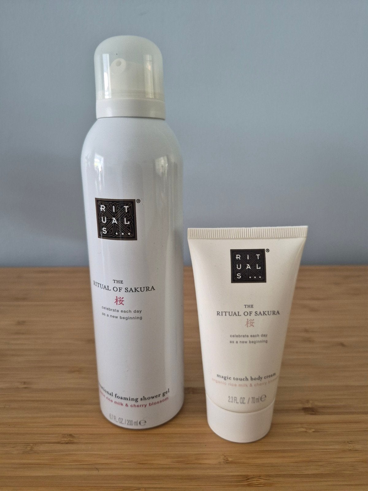 rituals shower gel en body cream, Handtassen en Accessoires, Uiterlijk | Lichaamsverzorging, Ophalen of Verzenden, Nieuw