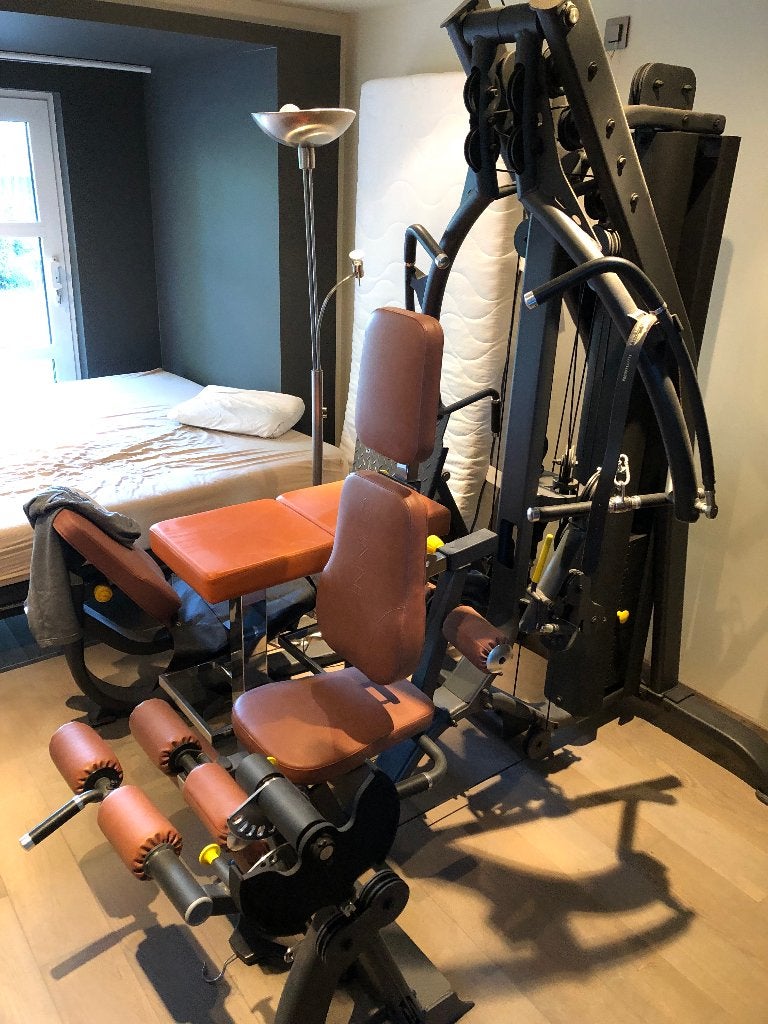 Professioneel fitness toestel, Ophalen
