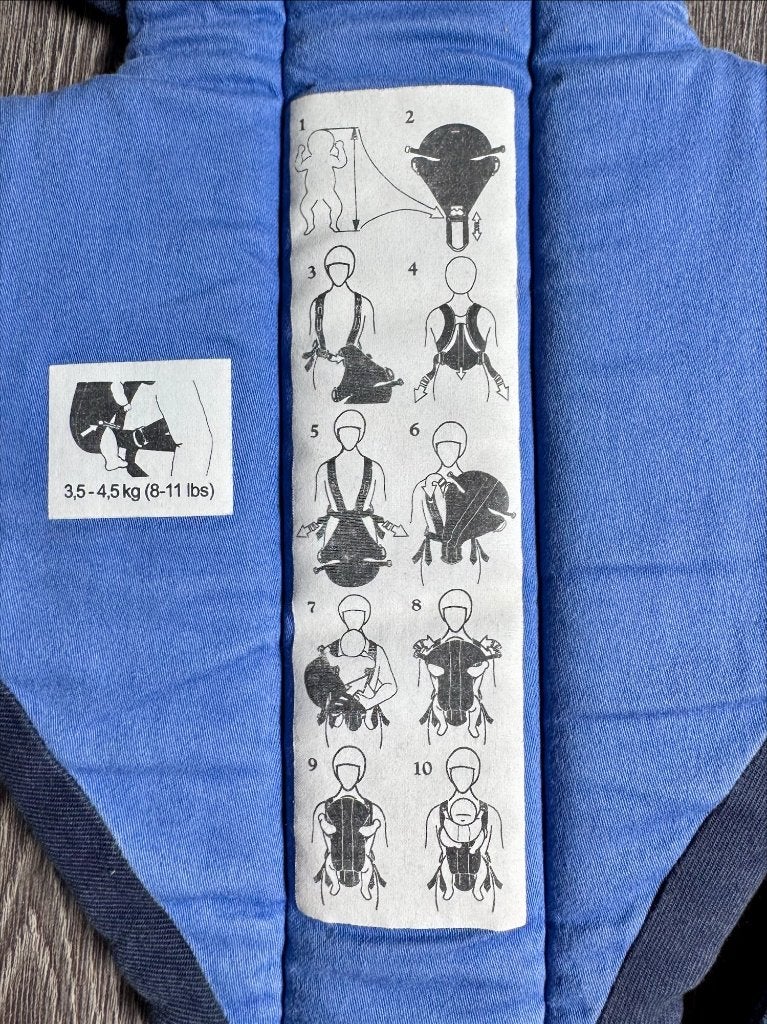 Draagzak BabyBjorn, Enlèvement, Utilisé, Porte-bébé