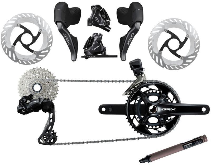 Shimano grx DI2 groepset/VOLLEDIG MET POWERMETER!, Fietsen en Brommers, Ophalen of Verzenden, Nieuw