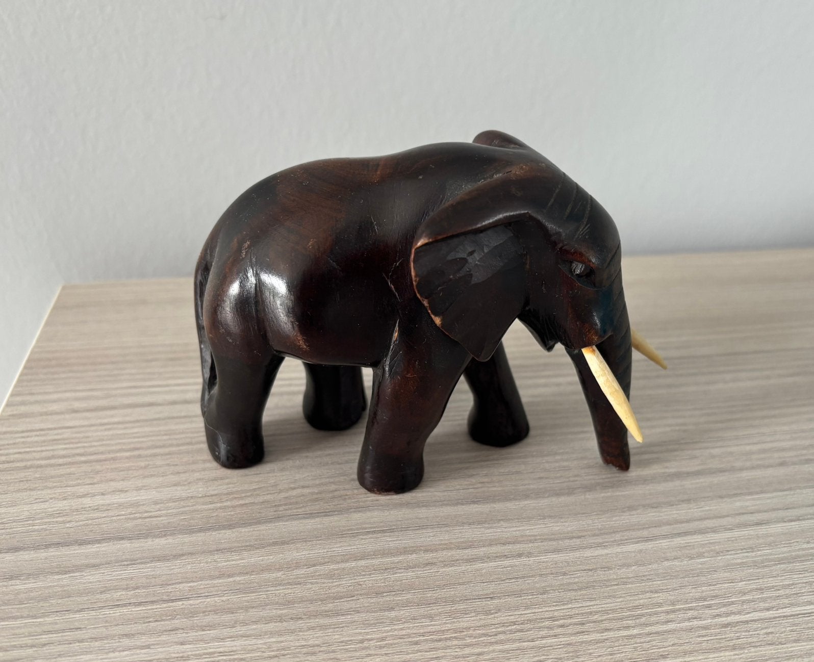 Houten olifant beeldje, Ophalen, Gebruikt, Dier