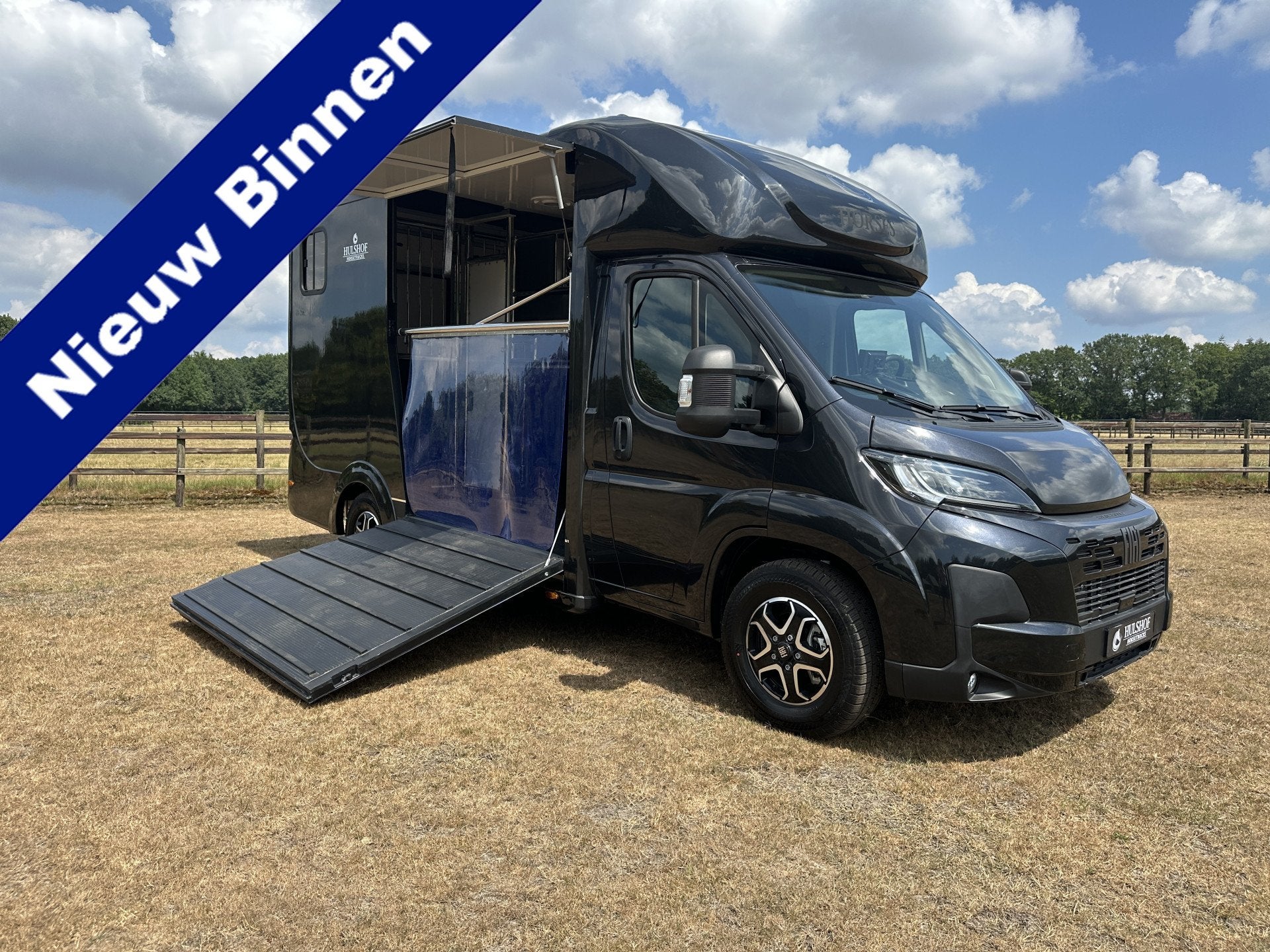 Fiat Ducato 2-paards paardenvrachtwagen B-rijbewijs NIEUW Au, Dieren en Toebehoren, Paarden en Pony's | Trailers en Aanhangwagens