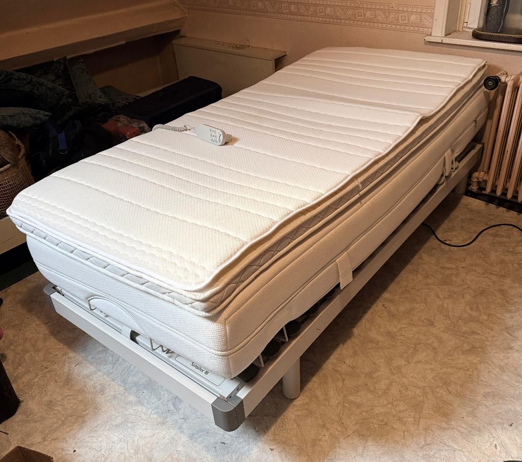 Sommier et matelas BEKA Sensitec III 1 personne, 90 cm, Enlèvement, Sommier, 200 cm