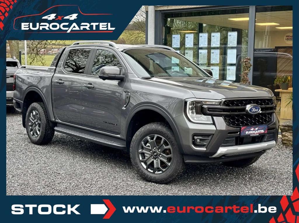 Ford Ranger 3.0V6 241CV | WILDTRAK | VOLET ELEC | 49.500€, Cuir, Argent ou Gris, Achat, 4 portes