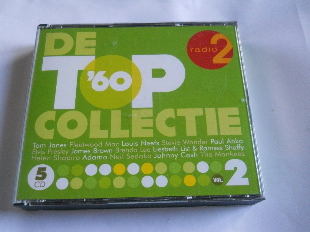 5 CD BOX - RADIO 2 - DE TOP COLLECTIE - 60 - VOL 2, Cd's en Dvd's, Boxset, Ophalen of Verzenden, Zo goed als nieuw, Pop