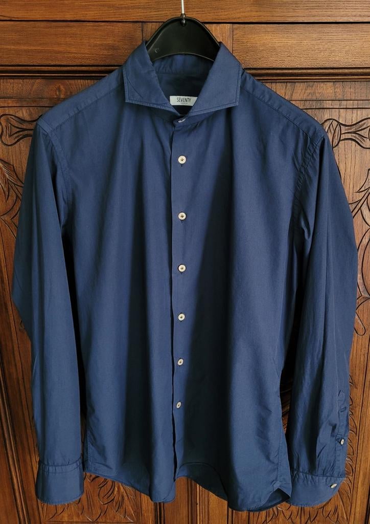 Super mooi hemd merk Seventy, L, kraagmaat 42, als nieuw, Kleding | Heren, Overhemden, Ophalen of Verzenden