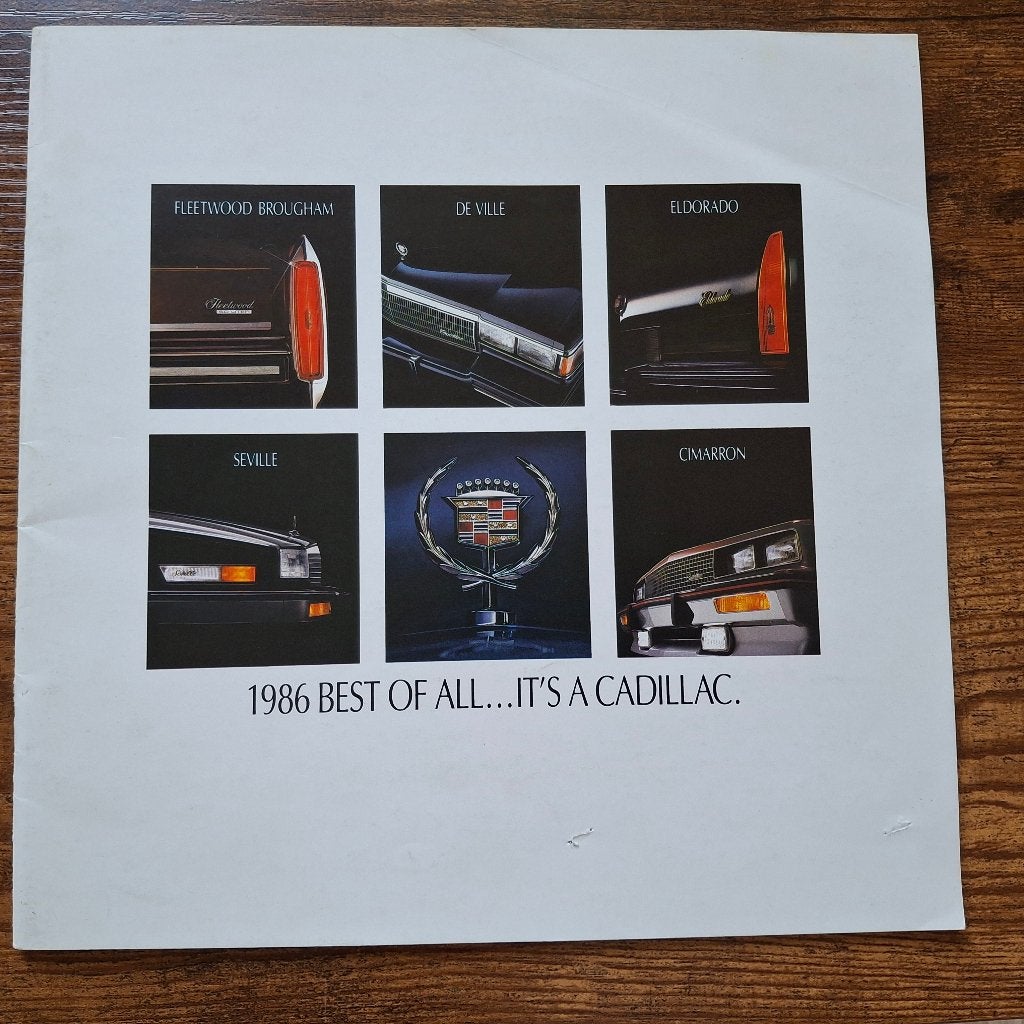 1986  BEST OF ALL...IT'S A CADILLAC., Boeken, Ophalen of Verzenden, Nieuw, Overige merken