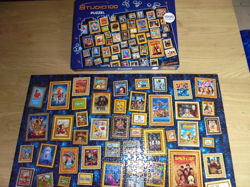 complete Studio 100 puzzel, Ophalen of Verzenden, 500 t/m 1500 stukjes, Gebruikt, Legpuzzel