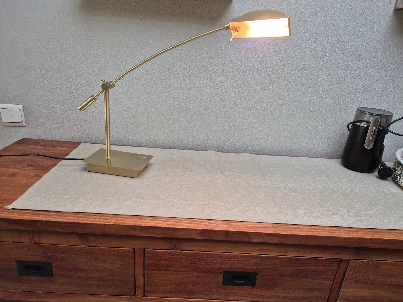 lampe de bureau moderne., Maison & Meubles, Comme neuf, Enlèvement, Métal, Modern