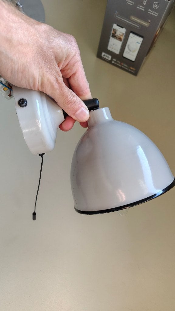 Wandlampje, Ophalen, Gebruikt, LED, Grijs