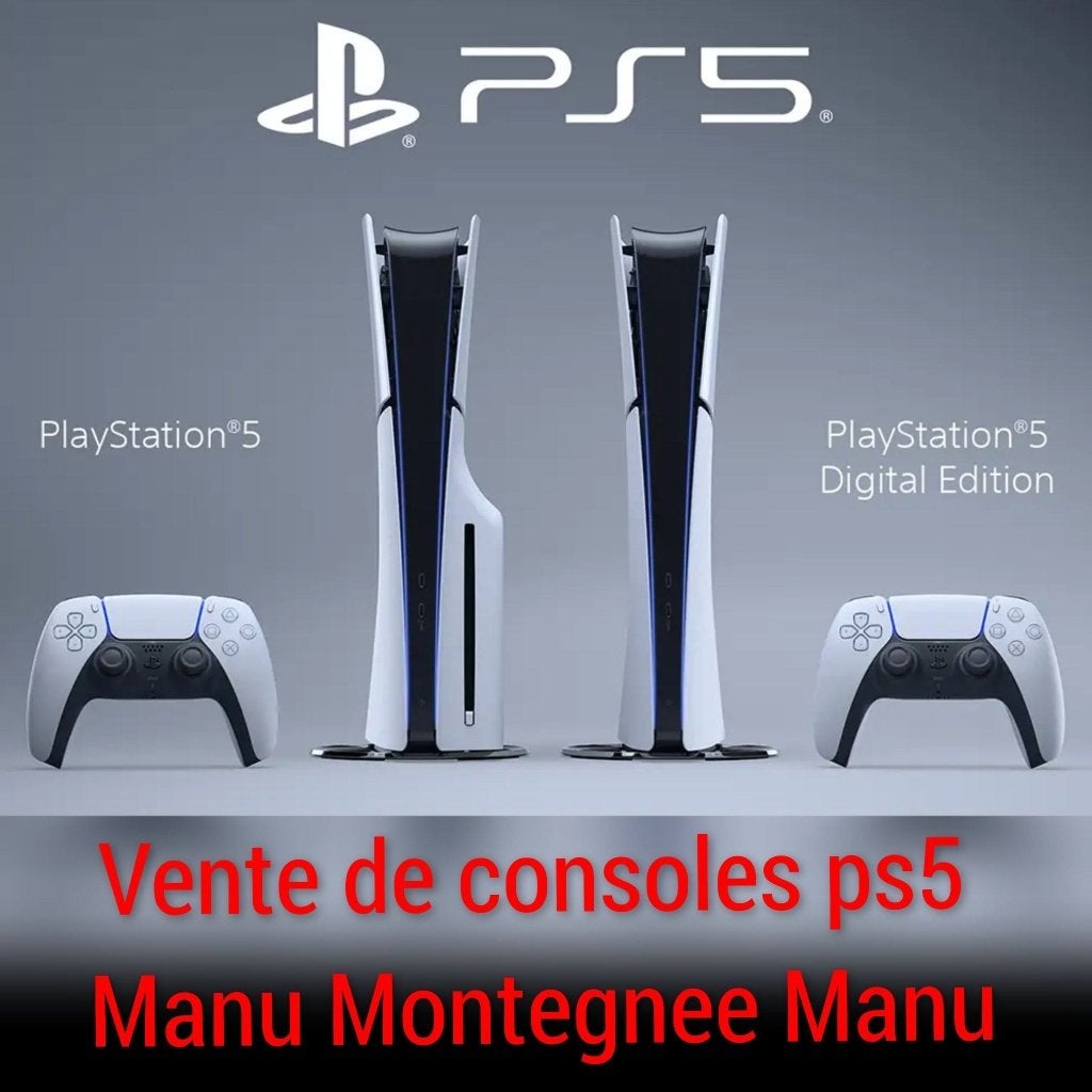 console ps5 slim digital ou version CD ( complete garantie), Enlèvement ou Envoi, Comme neuf