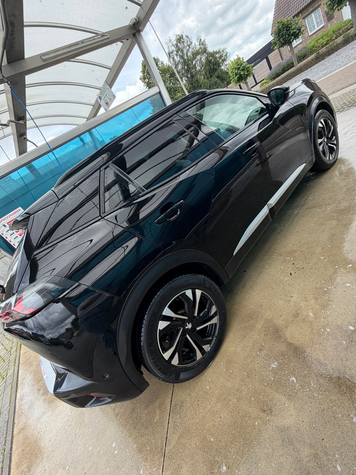 Peugeot 2008e gt line 2021, Auto's, Automaat, Zwart, Elektrisch, 5 deurs