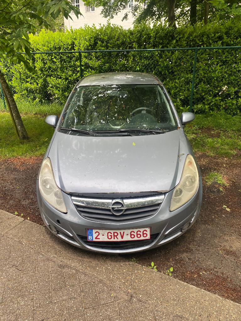 Opel Corsa 2008 benzine, Auto's, Stof, Zwart, 4 cilinders, 1364 cc