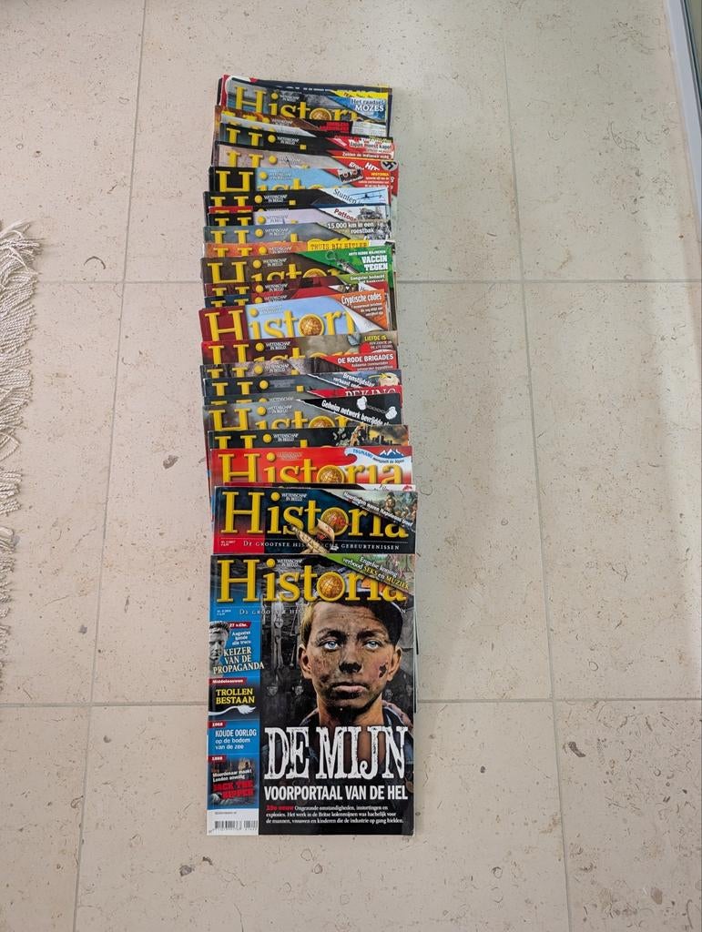Magazines geschiedenis (x35), Boeken, Ophalen, Gelezen