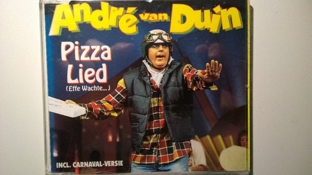André van Duin - Pizza Lied (Effe Wachte...), CD & DVD, CD Singles, Comme neuf, En néerlandais, Enlèvement ou Envoi