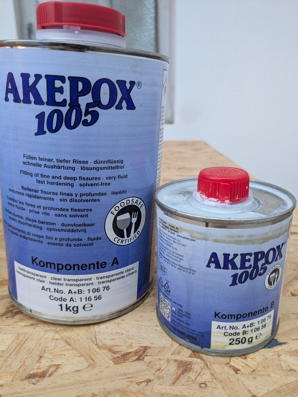 Akepox 1005, Minder dan 5 liter, Ophalen, Zo goed als nieuw
