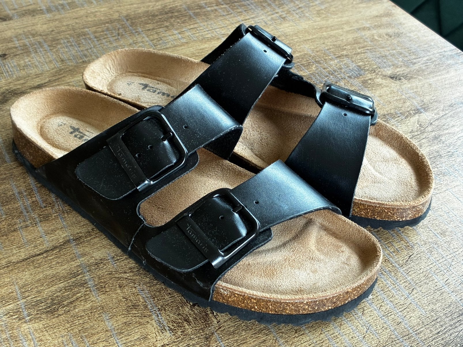 Tamaris Sandalen zwart, Kleding | Dames, Schoenen, Zwart, Zo goed als nieuw, Sandalen of Muiltjes, Ophalen of Verzenden