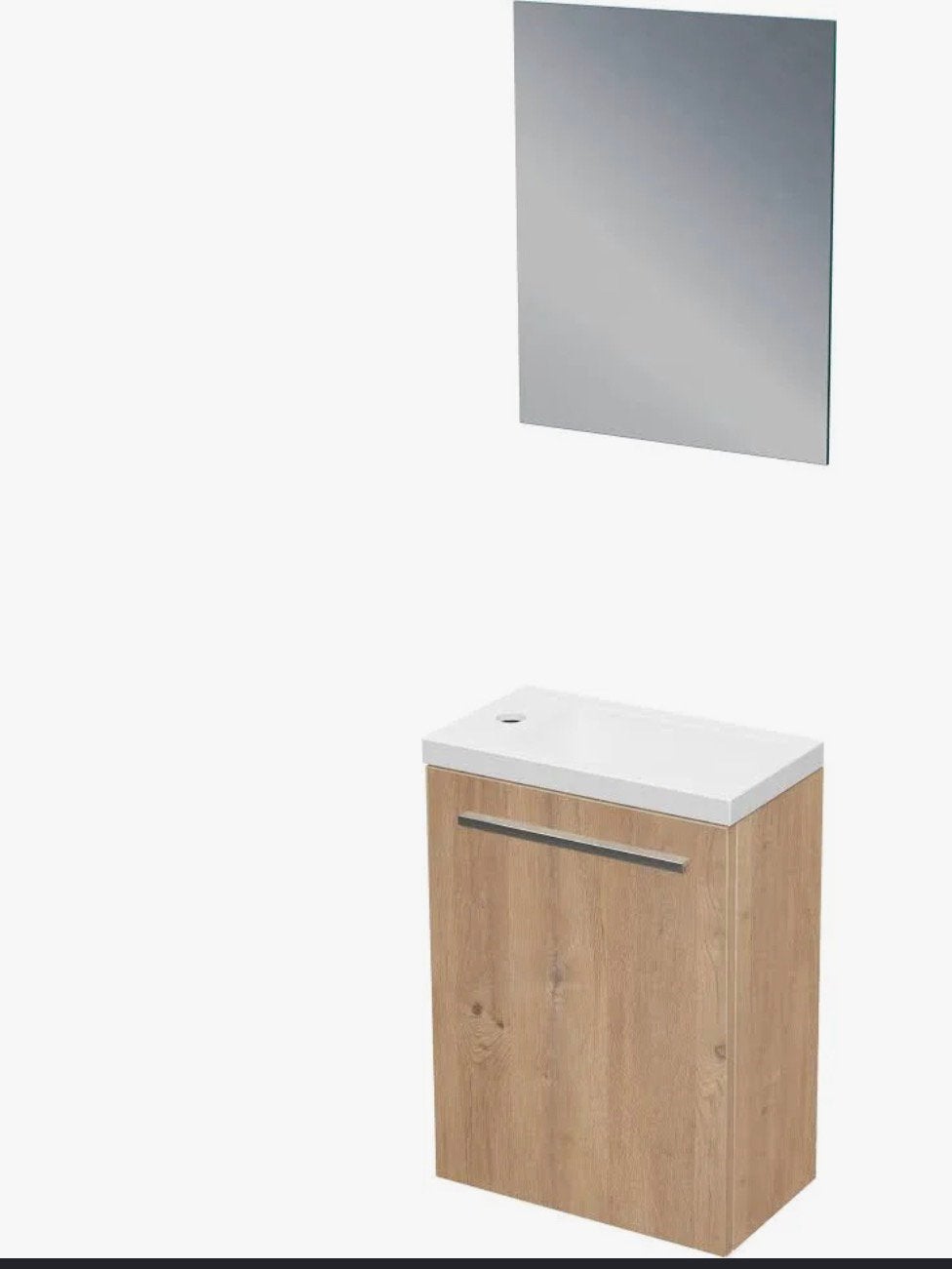 Tres beau ensemble complet de meuble lavabo wc chene gris, Enlèvement, Neuf, Meuble lavabo
