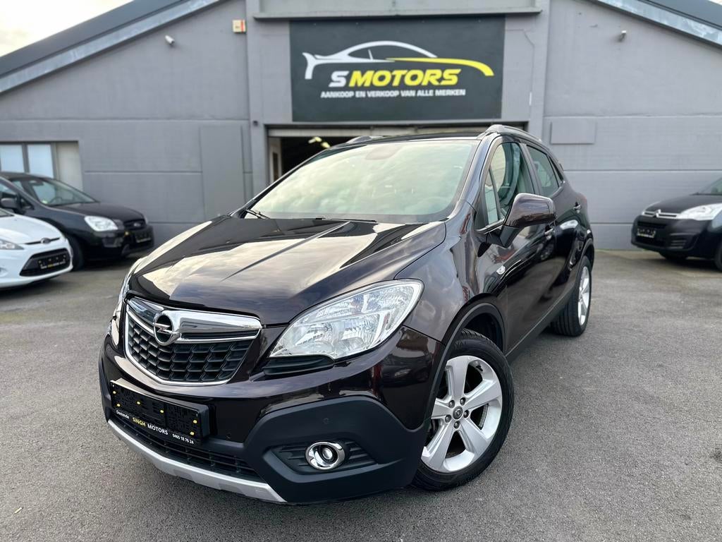 Opel Mokka 1.6i | Camera | Cruise | Airco | Gps *Garantie*, Auto's, Euro 5, Bruin, 5 deurs, Parkeersensor