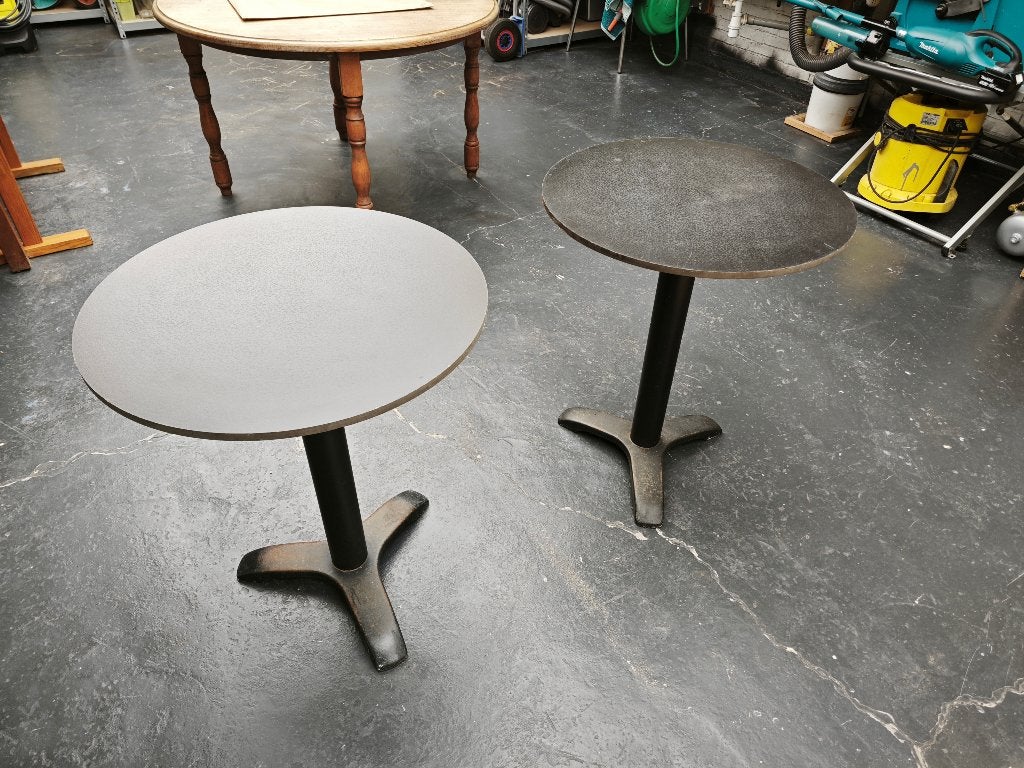 Rond, leuk buitentafeltje, Ophalen, Gebruikt, Rond, Metaal