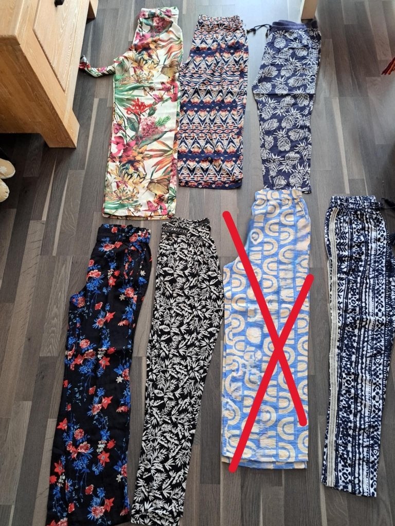 Losse zomer broeken, diverse - S/M, Enlèvement ou Envoi, Autres couleurs, Taille 36 (S), Comme neuf