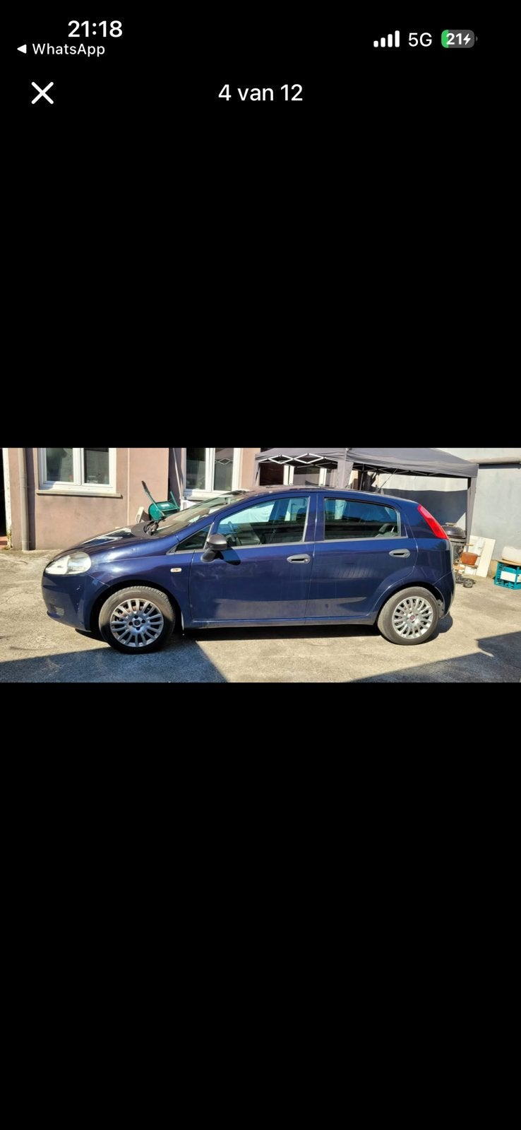 Fiat grand punto 1.2, Autos, Euro 5, Achat, Vitres électriques, Particulier
