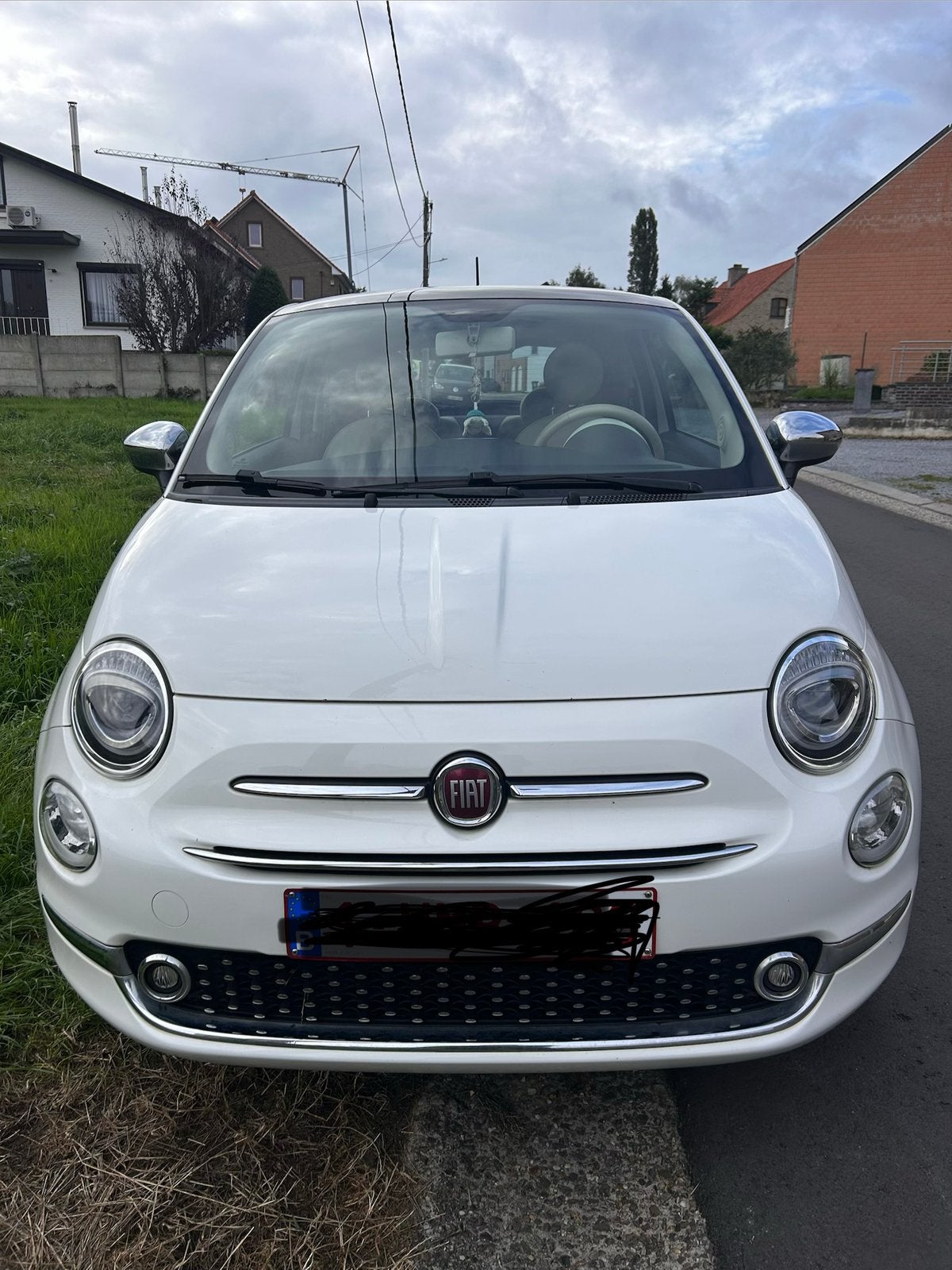 Fiat 500 lounge 2017, Auto's, Voorwielaandrijving, 4 zetels, 1063 kg, Leder en Stof