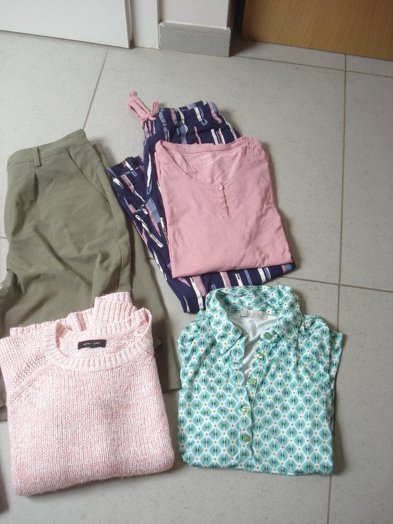 Pakket kledij, dames. mt 40 (6 stuks), Kleding | Dames, Ophalen of Verzenden, Gedragen, Maat 38/40 (M)